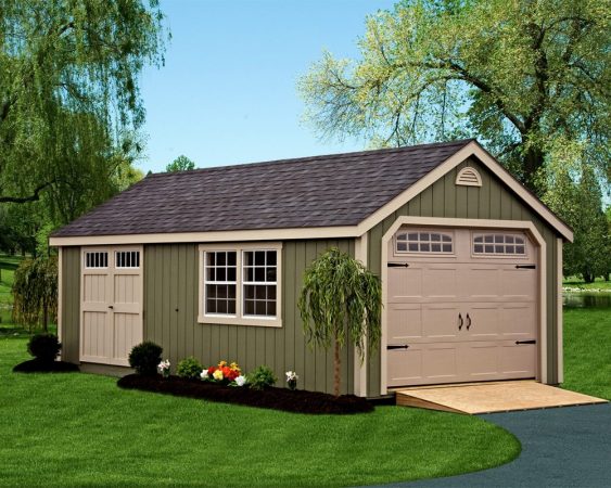 Deluxe Painted Garages | Green Acres Outdoor Living