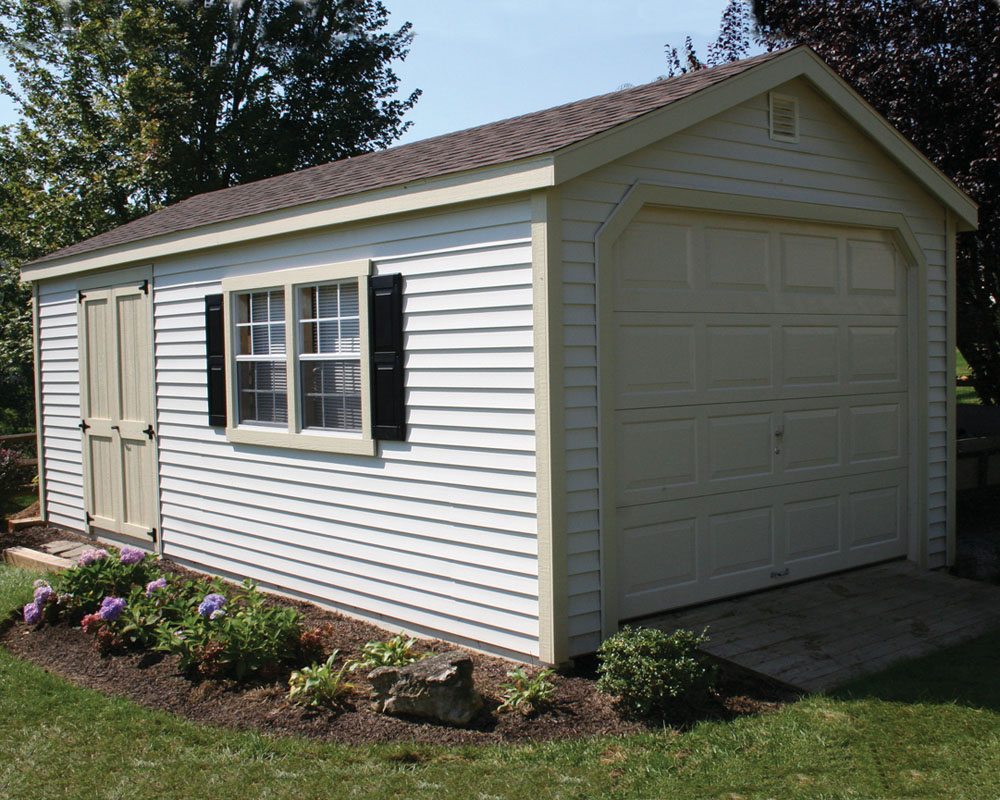 Amish Made Deluxe Vinyl Garages Green Acres In Pa And Nj