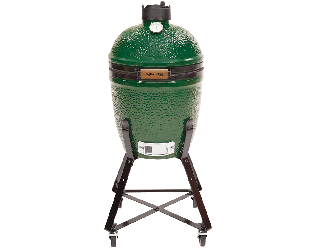 Stainless BBQ Tool Set with Wood Handles - Big Green Egg