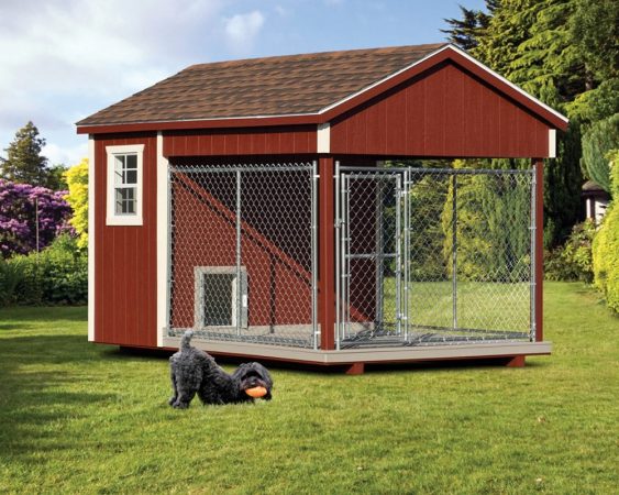 Traditional Dog Kennel - Green Acres Outdoor Living