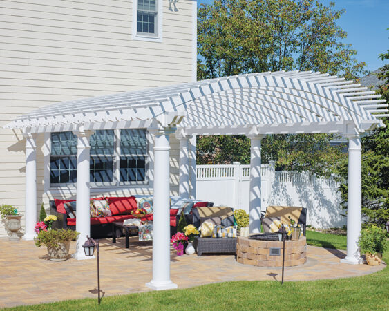 Arcadian Vinyl Pergola | Green Acres Outdoor Living