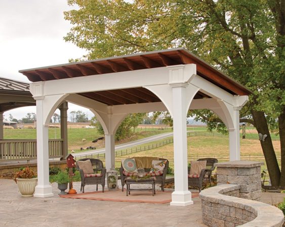 Traditional Wooden Pavilion | Green Acres Outdoor Living