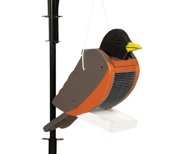 Amish-Made Robin Wood Bird Feeder | Green Acres Outdoor Living