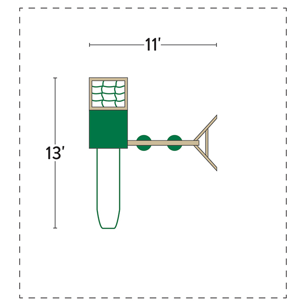 Patiova Ridge Wooden Playset Layout.