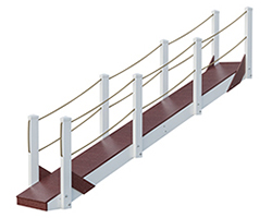 Patiova Vinyl Ramp Swing Set Accessory.