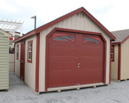 12x16 Deluxe Painted Cape Cod Garage.