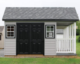 10x14 Vinyl Cape Shed w/ Porch.