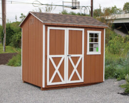 6x8 Painted A-Frame Shed.