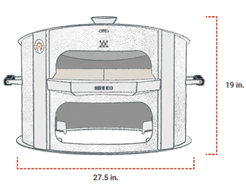 Pizza Oven - Stainless Steel.