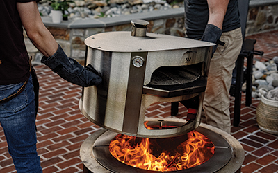 Pizza Oven Detail.