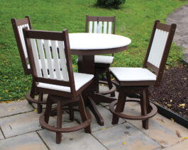 Conestoga 42" Round Counter Table Set.