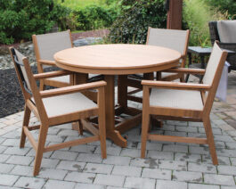 Mayhew 48" Round Dining Table Set.