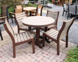 Bristol 38" Round Dining Table Set.