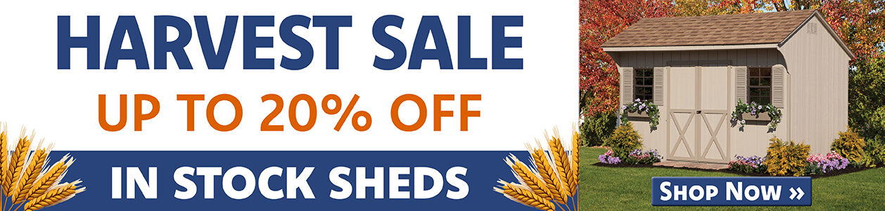 Harvest Sale Sheds.