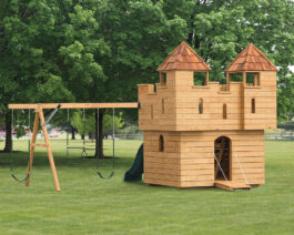 Quality Hillside Wooden Charlotte Castle, Unfinished.