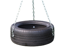 Quality Hillside Tire Swing