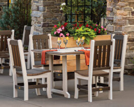 Great Bay 42x43 Table w_ Keystone Chairs Set.