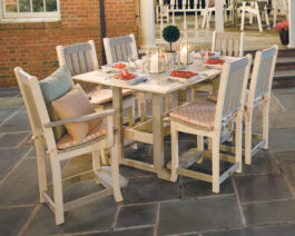 Great Bay 42x60 Table w_ Keystone Chairs Table Set.