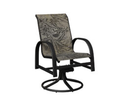 Berlin Gardens Murphy Sling Swivel Rocker Dining Chair.